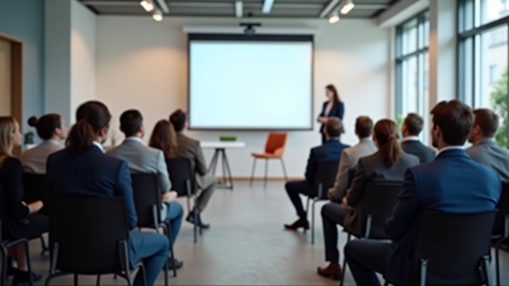 Moderator zeigt Techniken des aktiven Zuhörens in interaktiver Session