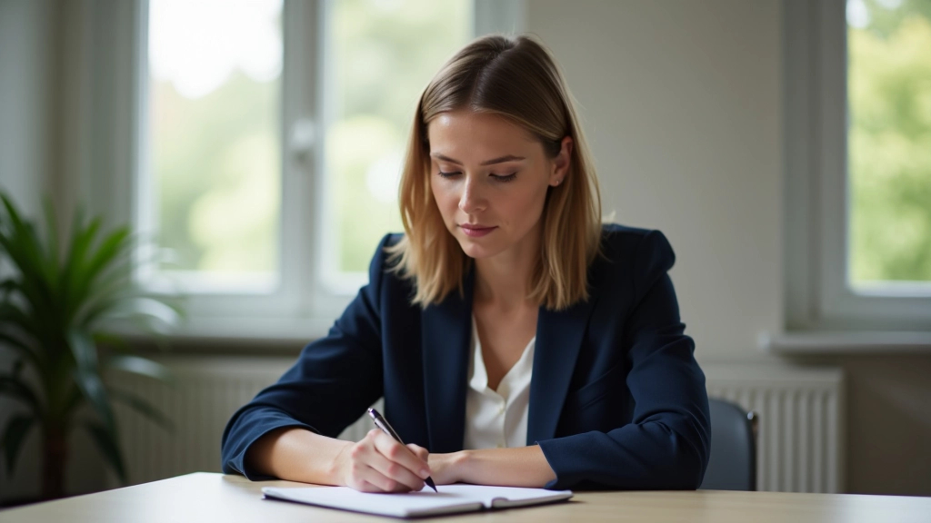 Workshop-Teilnehmerin notiert ihre Gedanken während eines intensiven Gesprächs